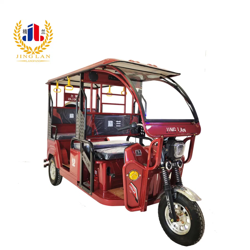 Jinglan&prime;s Third-Generation Upgraded Electric Tricycles Hot Selling, High-Quality Manufacturers Produce Electric Tricycles, Electric Passenger Tricycles