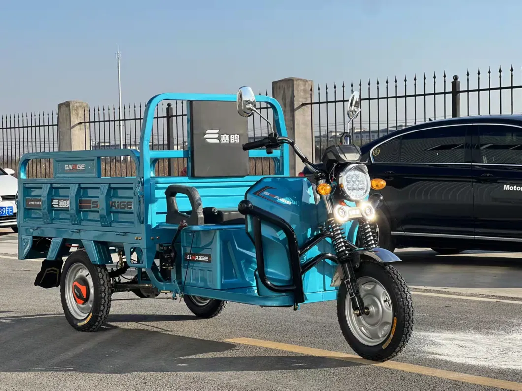 High Quality 60V 72V 1000W Eelctric Tricycle1500*1100mm Electric Cargo Tricycle for Delivery