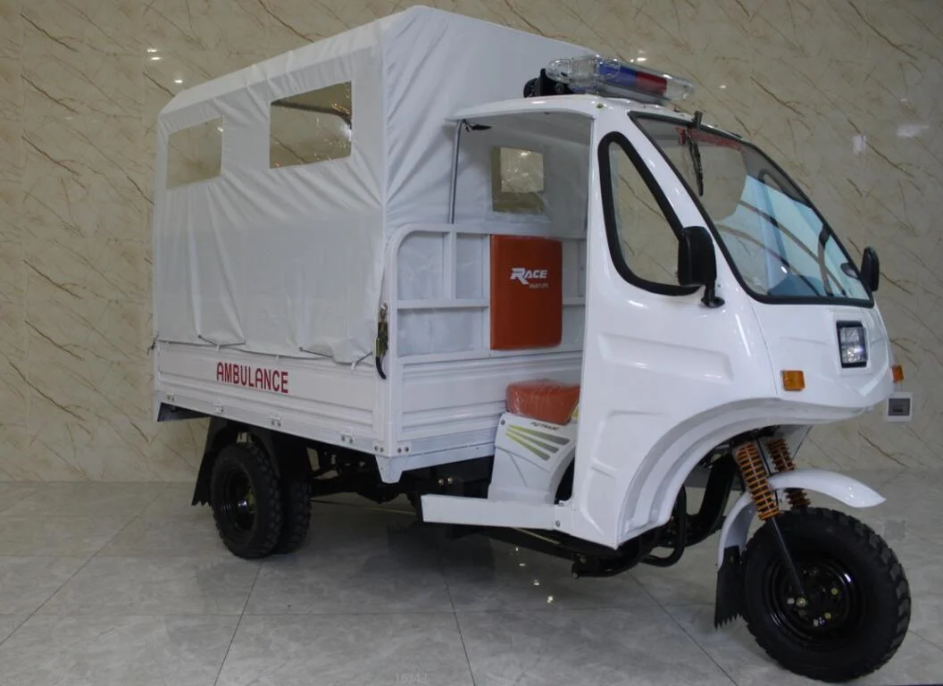 Cargo Loader Passenger Threewheeler Adult Rickshaw for Sale New Electric Ambulance Tricycle