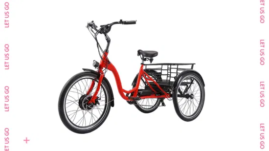 Factory Direct Sales 350W Adult Electric Rear Tricycle with Competitive Price